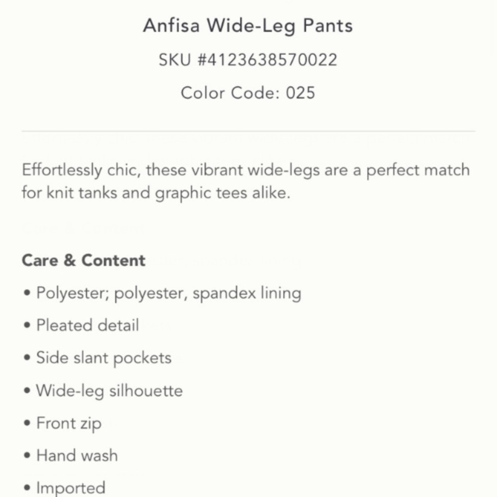 Anfisa Wide-Leg Pants - Picture 3 of 13